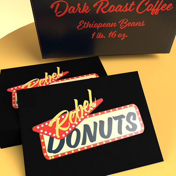 Packaging Concept Art for Donut Packaging